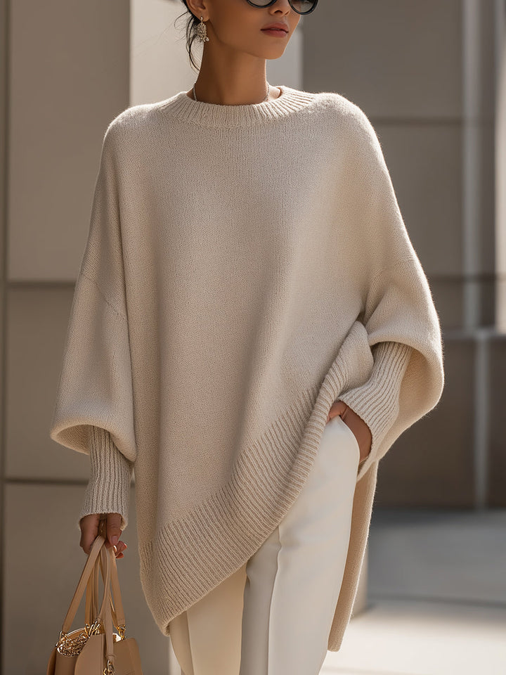 Anneta | Oversized poncho tröja