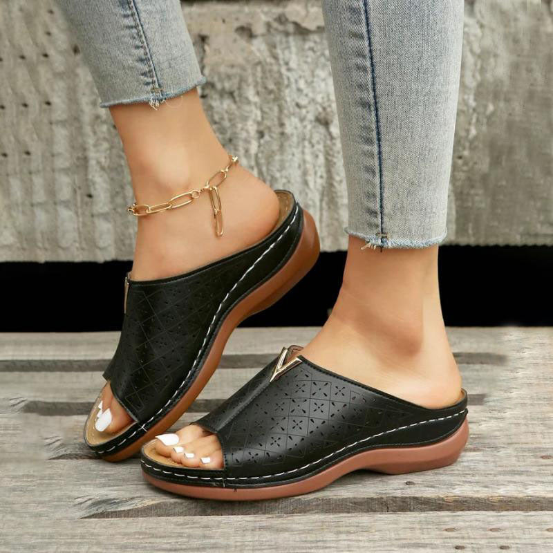 Casual Plattform Tofflor