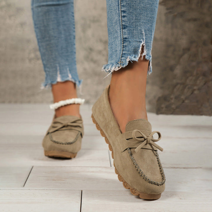 Vintage Avslappnade Slip-On Skor