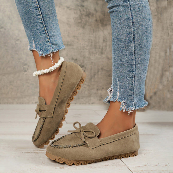 Vintage Avslappnade Slip-On Skor