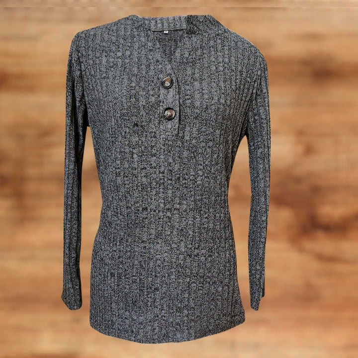 Alva™ - Avslappnad långärmad t-shirt