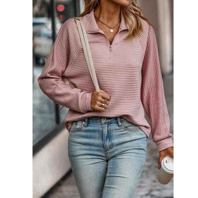 Hanna | Varm Damtröja med V-ringning