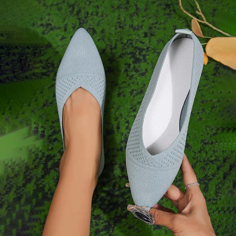 Andningsbara Spetsiga Skor