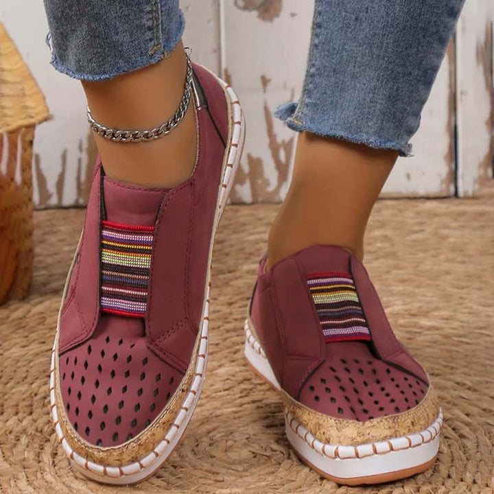 Casual Skor Med Katttryck