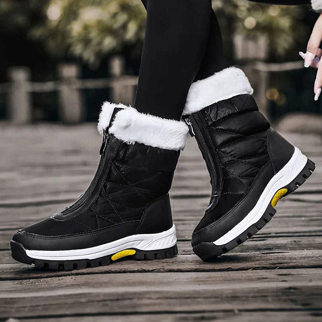 Avslappnade Varma Snöstövlar