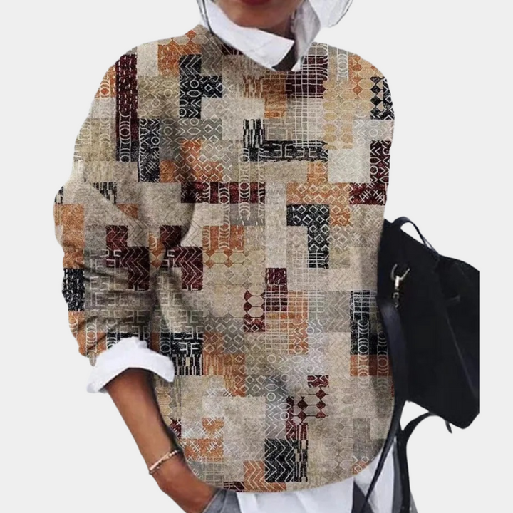 Jahna | Dam Tröja med Rund Hals