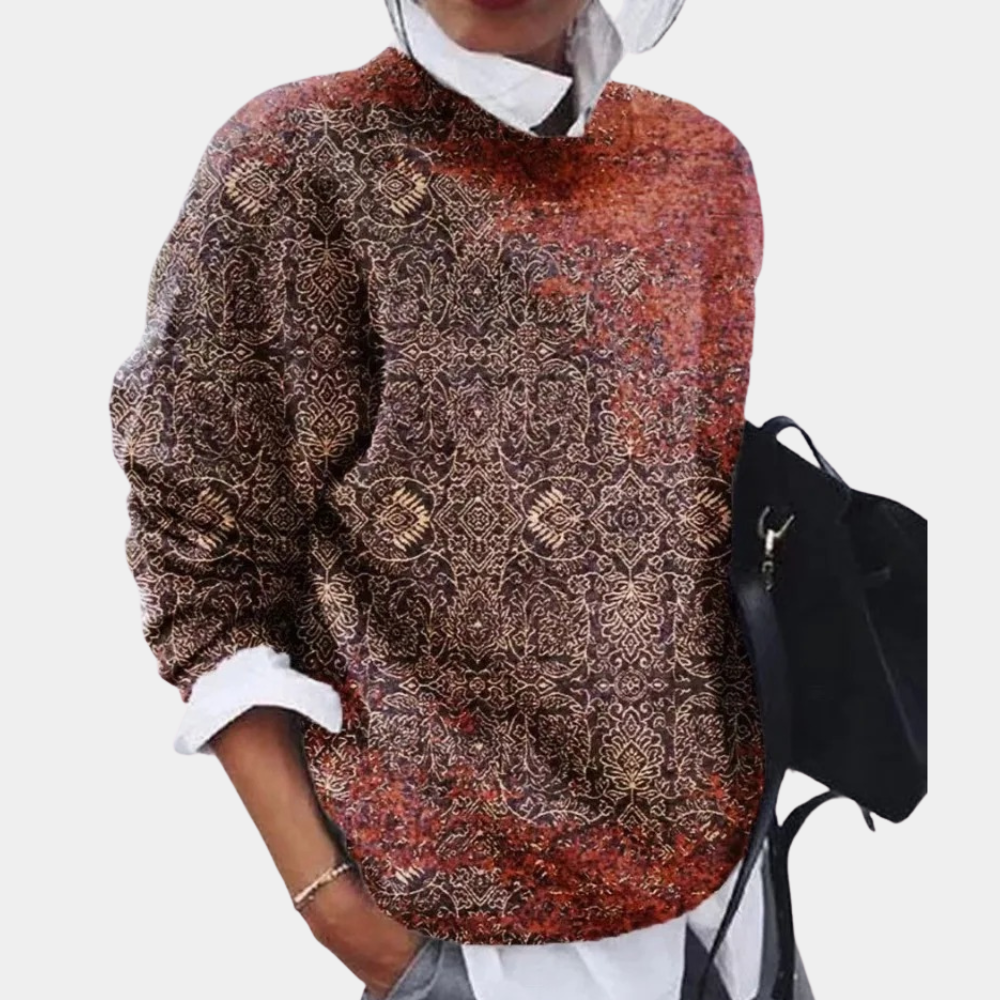 Jahna | Dam Tröja med Rund Hals