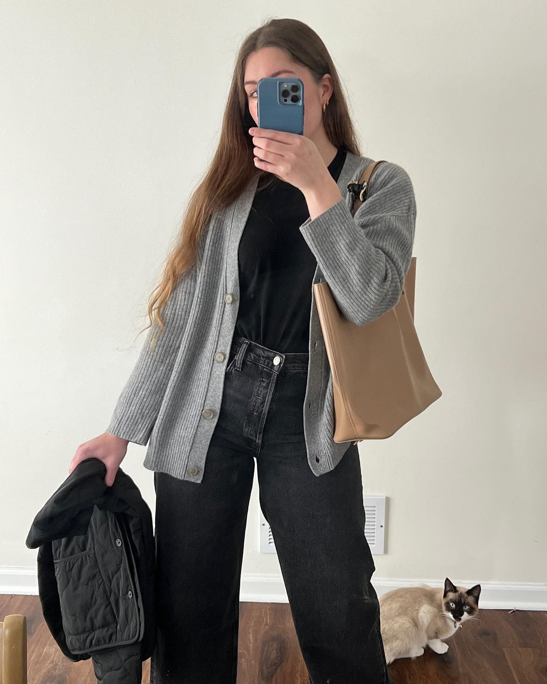 Kelly | Dam Ribbstickad Dunväst med Knappar