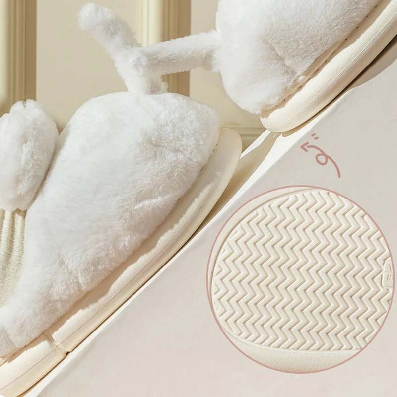 Tecknad Katt Plysch Tofflor