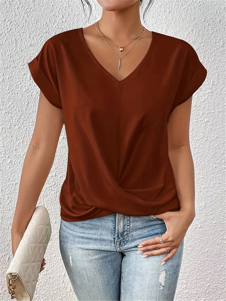 Miranda™ | Casual T-shirt med Sweetheart-ringning
