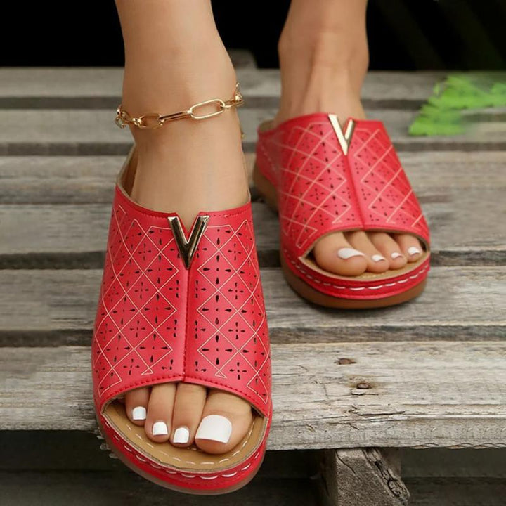 Casual Plattform Tofflor